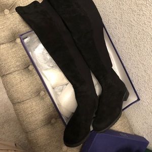 Stuart Weitzman Suede 5050 Boots